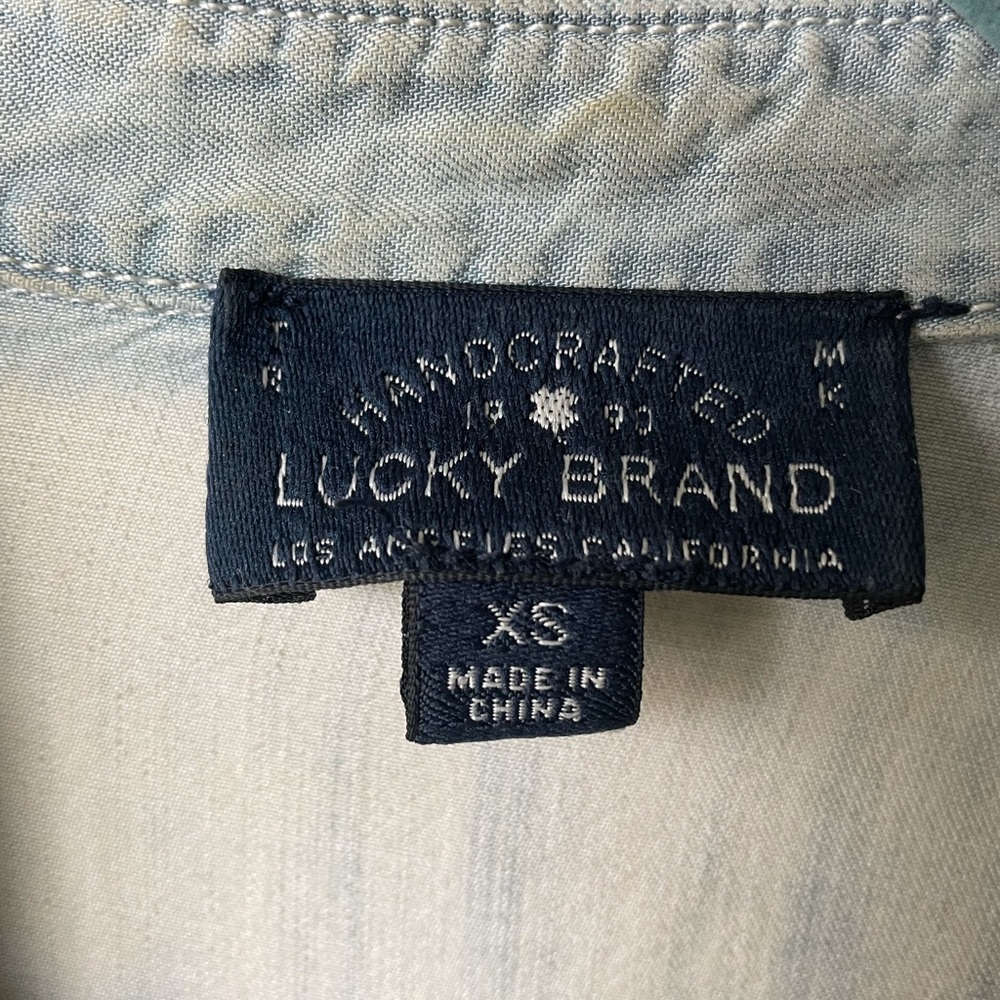 Lucky brand denim button down - Picture 4 of 4